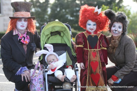 The event is also fun for the parents, many of whom dress up along with their children