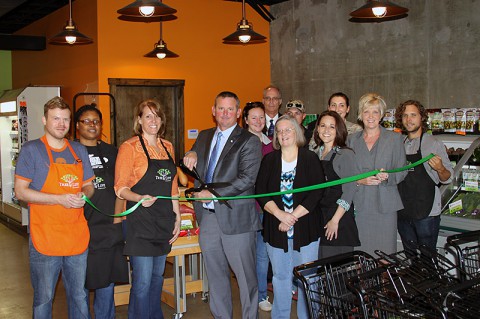 Clarksville Montgomery County Green ribbon cutting ceremony for Tree of Life Center.