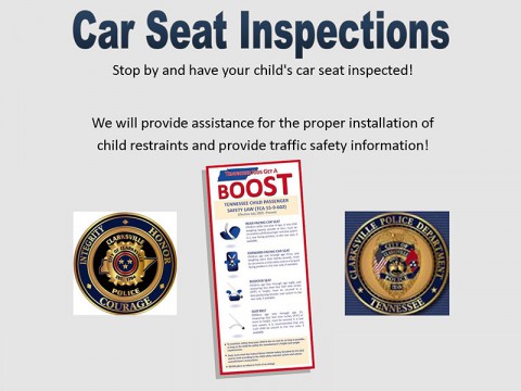 Clarksville Police Department to Hold Car Seat Inspections 