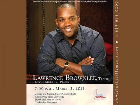 Lawrence Brownlee comes to Clarksville March 3rd, 2015