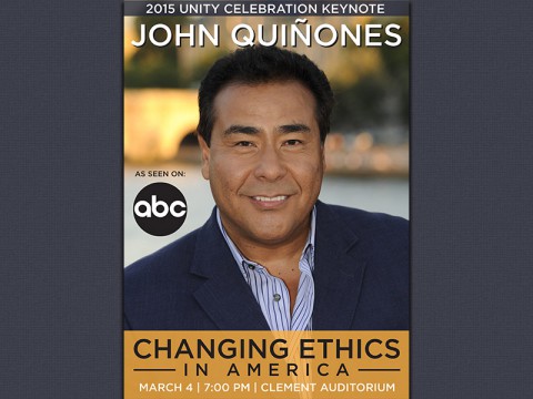 John Quiñones to give his presentation, “What Would You Do? Changing Ethics in America” at Austin Peay State University’s Clement Auditorium on March 4th.