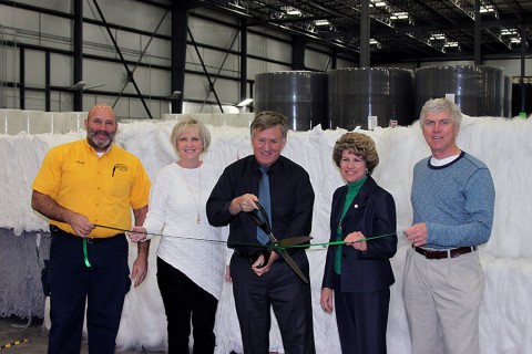 Green ribbon cutting for Avanti Manufacturing.