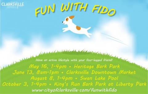 Clarksville Parks and Recreation "Fun with Fido" events.