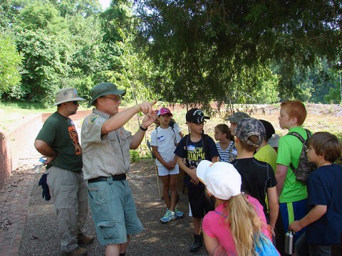 Junior Ranger Day Camp at Dunbar Cave State Natural Area.