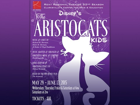 Disney's "The Aristocats Kids" at the Roxy Regional Theatre, May 29th - June 13th.