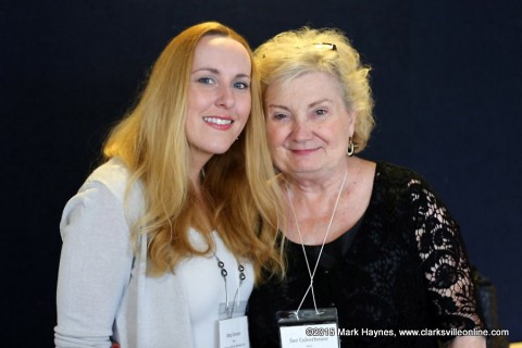 Author Sue Freeman Culverhouse (right) with author Amy Greene (left).