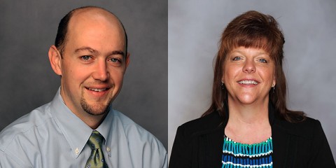 (L to R) Dr. Mason Bellamy and Dr. Ann Griffin. (CMCSS)