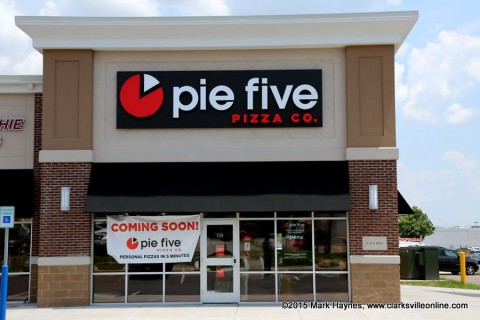 Pie Five Co. opens this Friday.