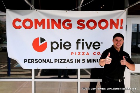 Pie Five Co. First assistant Manager Eddie Sparks.