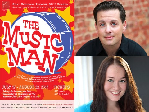 Roxy Regional Theatre's "The Music Man" stars John Adkison and Mary Malaney.