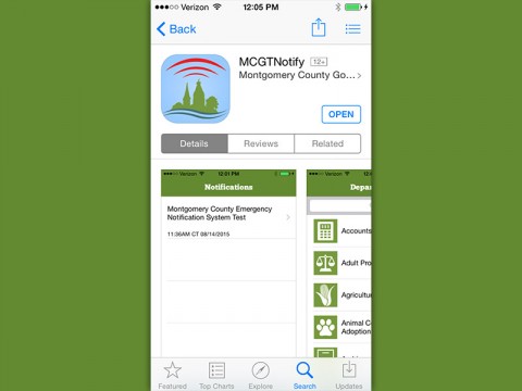 Montgomery County Emergency Notification App