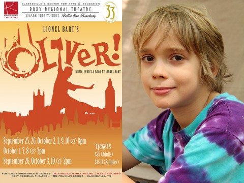 Magnus DoVanne stars as Oliver Twist in the Roxy Regional Theatre's production of "Oliver!"