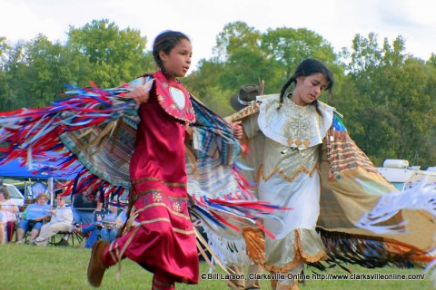Native American Fancy Shawl Dancers