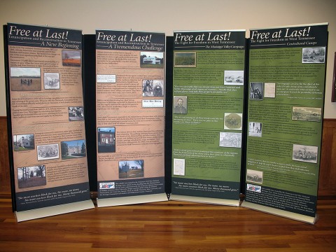 Tennessee Civil War National Heritage Area's "Free at Last" traveling exhibition 