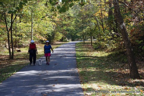 Clarksville Greenway connection to Heritage Park.