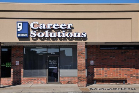 The Goodwill Career Solutions center located on Madison Street in Clarksville.