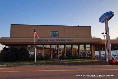 Jenkins and Wynne auto dealership property on College Street purchased by Austin Peay State University.