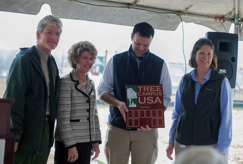 Austin Peay was honored by Tree Campus USA for their efforts of planting and maintaining trees around the campus.