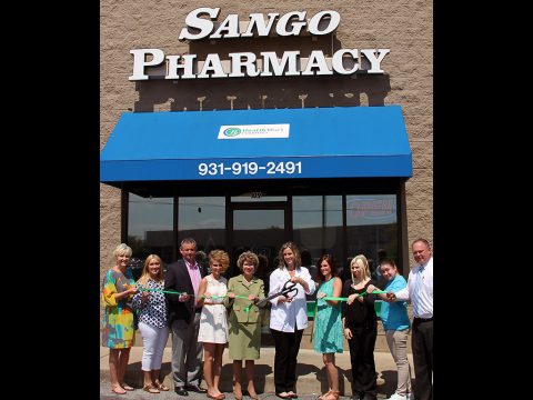 Pictured from left to right are: Melinda Shepard, Robin Miller, Jim Durrett, Tera Henry, Kim McMillan, Catherine Meeks, Nicole Campbell, Elizabeth Darmochwat, Andrea Hammermeister, and Jeff Truitt.