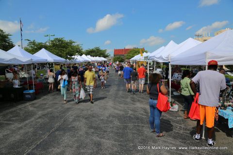 Award-winning Saturday event, Clarksville Downtown Market, to open season May 25th, 2019.