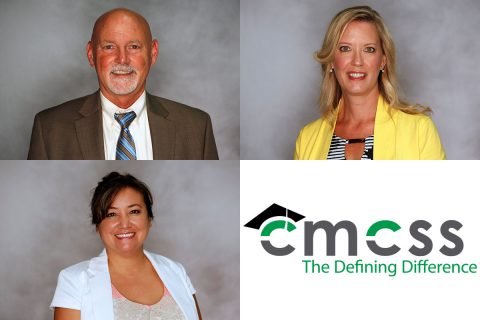 Clarksville-Montgomery County School System's administrators (Top: L to R) Scott Wainwright, Jenette Spurbeck, and Lisa Courson.