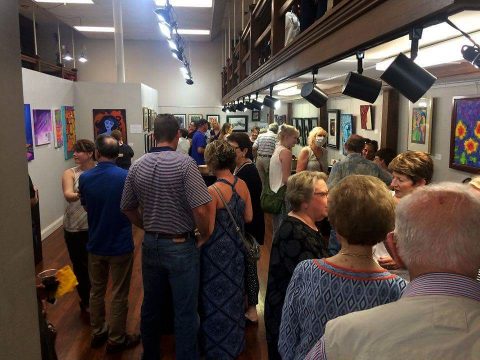 First Thursday Art Walk in downtown Clarksville