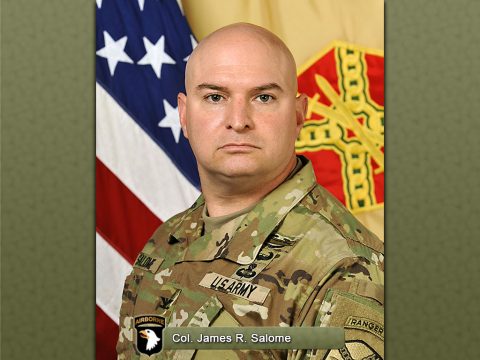 Fort Campbell Garrison Commander Colonel James R. Salome