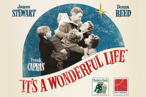 "Planters Bank Presents..." film series to show "It's a Wonderful Life" this Sunday at Roxy Regional Theatre.