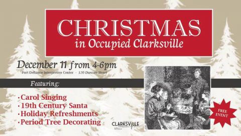 Christmas in Occupied Clarksville to be held December 11th, 2016.