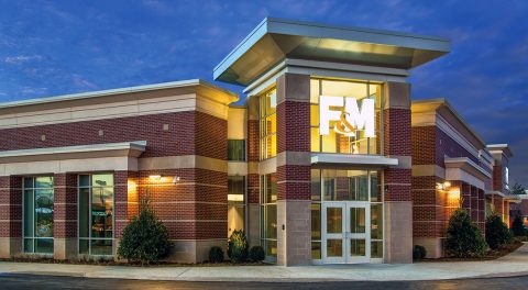 F&M Bank’s new 10,000 sq. ft. office at 221 Indian Lake Boulevard in Hendersonville Tennessee.