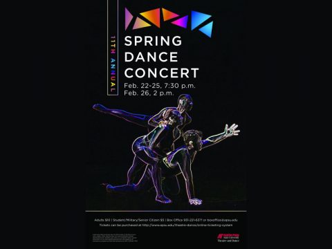 APSU presents 11th Annual Spring Dance Concert now through February 26th.