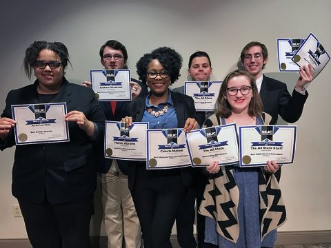 The All State staff won 10 awards Friday at Southeast Journalism Conference.