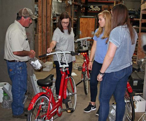Clarksville Parks and Recreation staff and Clarksville Academy students worked Friday to assemble new BCycles for two new stations for the City’s bike-sharing program.