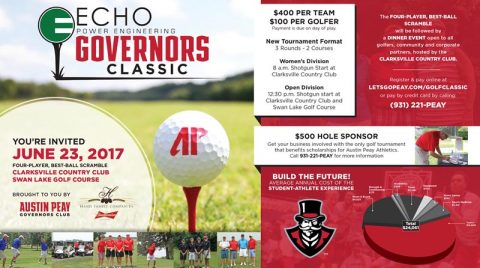 2017 APSU Govenrors Golf Classic