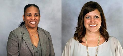 New CMCSS principals (L to R) Michelle Brock-Demps and Emily Clark.