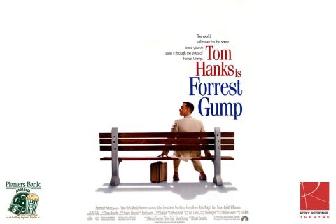“Planters Bank Presents…” film series to show “Forest Gump” this Sunday at Roxy Regional Theatre.