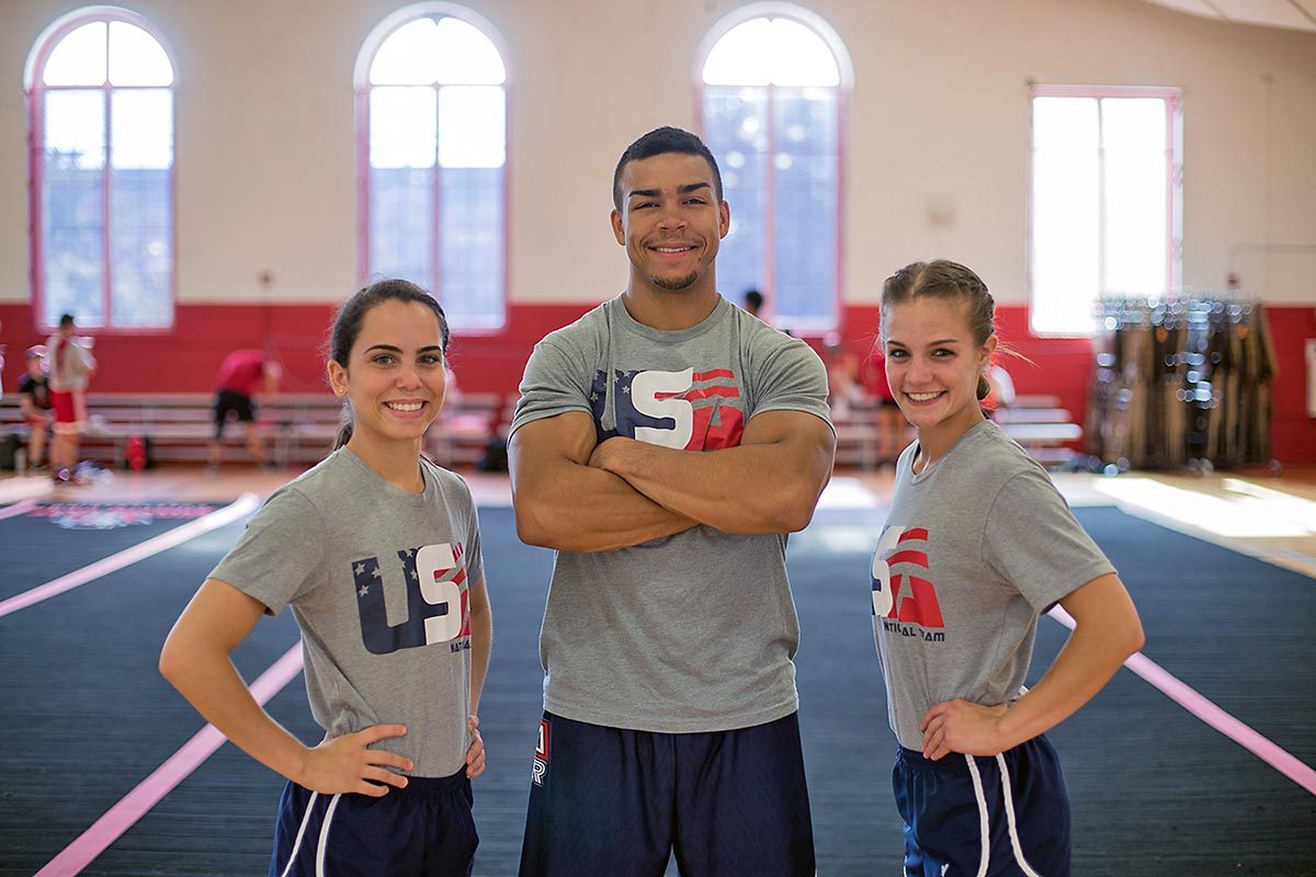 Three Austin Peay State University Cheerleaders win gold for Team USA