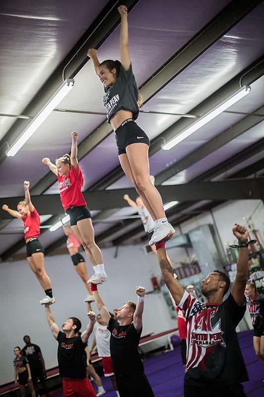 Three Austin Peay State University Cheerleaders win gold for Team USA