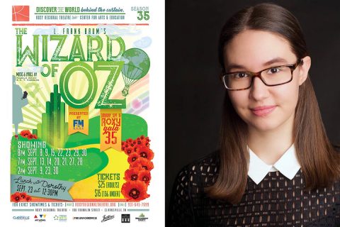 Annabelle Szepietowski stars as Dorothy in the Roxy Regional Theatre's production of "The Wizard of Oz", playing now through September 30th.