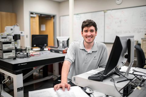 Austin Peay State University physics major Joshua Allen.