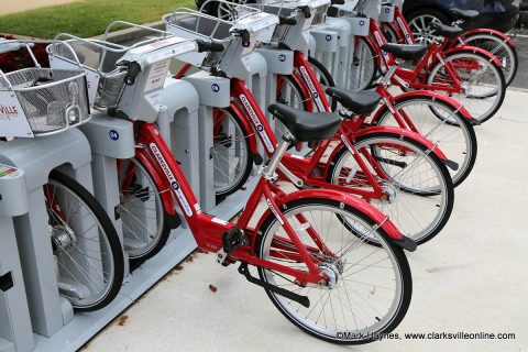 Free 60-minute Clarksville BCycle bike rides offered January 13th-20th