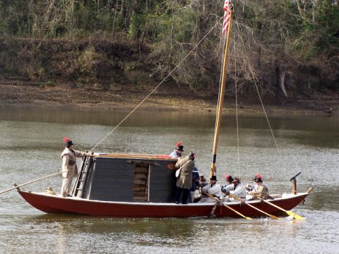 War of 1812 Boat Re-Enactment 