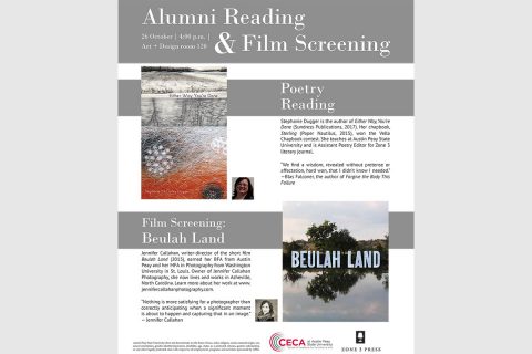 Zone 3 to hold alumni reading and film screening event on Oct. 26