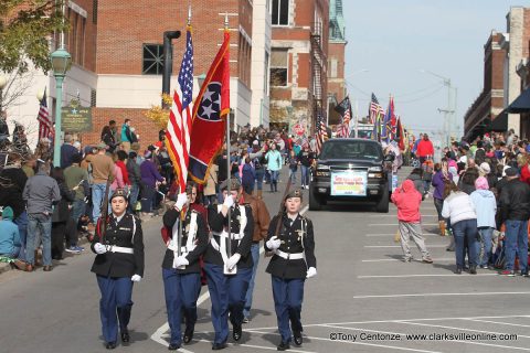 A huge turnout for Clarksville's annual Veterans Day Parade Saturday.
