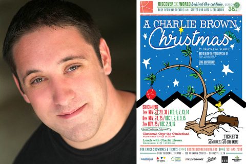 Bryan Plummer stars as Charlie Brown in "A Charlie Brown Christmas" at the Roxy Regional Theatre, November 23rd through December 16th.