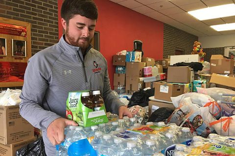 APSU takes in over a quarter-ton of goods and supplies for Hurricane Relief.