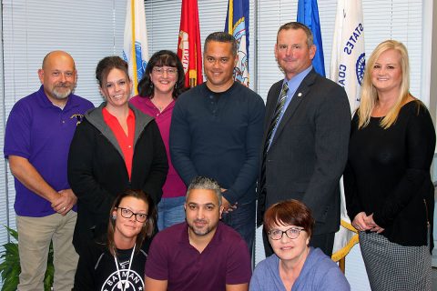 Montgomery County Government veteran employees recognized by Mayor Jim Durrett.