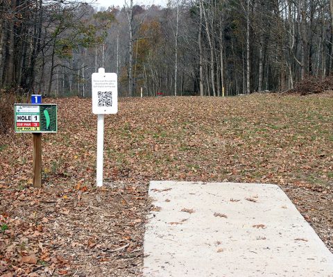 Montgomery County's Rotary Park Disc Golf Course.