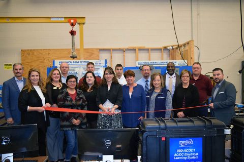 Ribbon cutting for the launch of Operation Next.