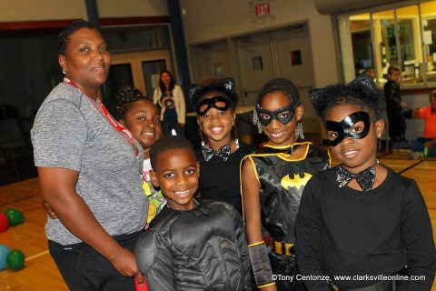 The annual Halloween Super Hero Party at Burt-Cobb Community Center.